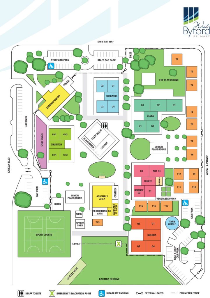 West Byford PS School Map